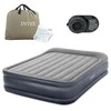 Pripučiamas čiužinys-lova INTEX Queen Deluxe Pillow Rest, Airbed W/Fiber-Tech RP su pompa,152x203x42cm