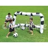 Pripučiami futbolo vartai + Bestway kamuoliai 52058
