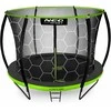 14 pėdų / 435 cm profiliuotas sodo batutas su vidiniu tinklu „Neo-Sport“