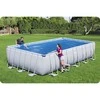 Bestway Baseino uždangalas Flowclear, mėlynas, 703x336cm, stačiakampis