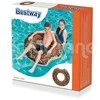 Pripučiamas paplūdimio ratas maudynėms rudas „Donut“ 107 cm „BESTWAY“