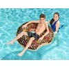 Pripučiamas paplūdimio ratas maudynėms rudas „Donut“ 107 cm „BESTWAY“