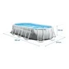 Baseinas INTEX prizmės rėmo ovalus baseino komplektas 5,03 x 2,74 x 1,22 m