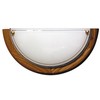 Sieninis šviestuvas Candellux 1030 Plafonas 1/2 Wood Standard 1X60W E27 Ąžuolas