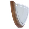 Sieninis šviestuvas Candellux 1030 Plafonas 1/2 Wood Standard 1X60W E27 Ąžuolas