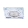 Pakabinamas šviestuvas Candellux SS-22 CH/TR+WH GU10 50W+LED SMD 2 1W Baltas 230V Chromuotas ŠVIESUS PAKABALIS. Kvadratas STIKLAS SKAIDRUMAS