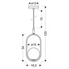 Candellux Pakabinamas šviestuvas 5531-73457