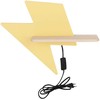 Candellux Lighting Candellux vaikiškas sieninis šviestuvas Lightning 21-19547, aukso/smėlio spalvos