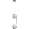 Candellux Pakabinamas šviestuvas Cordel, chromas, 2x20W, G9, baltos spalvos gaubtas
