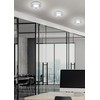 Pakabinamas šviestuvas Candellux SSP-26 CH/TR+WH 10W LED 230V ŽIEDAS LED Baltas ŠVIESOS PAKABAMAS APVALUS Žvakė STIKLAS SKAIDRIMAS