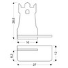 Candellux Sieninis šviestuvas 5521-85047