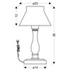 Candellux Stalinis šviestuvas 5541-73815