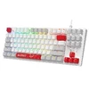 A4Tech A4T Klaviatūra A4Tech BLOODY S310N Energy Baltas BLMS Raudona (87 Keys)