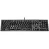 A4Tech FSTYLER FX60H (Baltas su pašvietimu) klaviatūra USB QWERTY Juodas, Pilkas