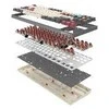 Klaviatūra A4Tech Bloody S87 Pixels Raudona USB (BLMS Raudonas Plus jungikliai)
