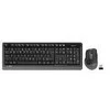 A4Tech FStyler komplektas Klaviatūra ir pelė 2.4G FG1035 RF NANO Pilkas
