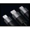 3in1 USB laidas Baseus StarSpeed Series, USB-C + Micro + Lightning 3.5A, 1.2m (juodas)