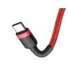 Dėklas Baseus Cafule kabelis USB-C PD 2.0 QC 3.0 60W 2m - Raudonas