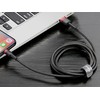 Baseus Cafule USB - Lightning kabelis 2.4A 0.5m - Raudonas - Juodas