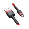 Baseus Cafule Micro USB kabelis 1.5A 2m - Raudonas