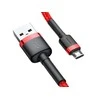 Baseus Cafule Micro USB kabelis 1.5A 2m - Raudonas