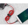 Kabelis Baseus Cafule mikro USB 2.4A 1m red
