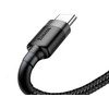 Baseus Cafule kabelis USB-C 3A 0.5m - Pilkas / Juodas