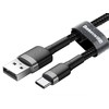 Baseus Cafule kabelis USB-C 3A 0.5m - Pilkas / Juodas
