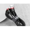 Baseus Cafule kabelis USB-C 3A 0.5m - Juodas / Raudonas
