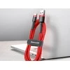 Baseus Cafule kabelis USB-C 3A 1m - Raudonas