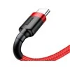 Baseus Cafule kabelis USB-C 3A 1m - Raudonas