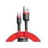 Baseus Cafule kabelis USB-C 3A 1m - Raudonas