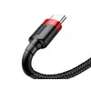 Baseus Cafule kabelis USB-C 2A 2m - Raudonas / Juodas