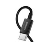 Baseus Superior serijos USB-C - Lightning kabelis 20W PD 2m - Juodas