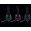 Tracer Gaming Zone Radian RGB Flow ausinės žaidimams, Juodos