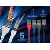TRACER USB A - C tipo kabelis 1 m baltos spalvos