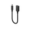 Adapteris USB Alogic USB-A - USB-C Juodas (ELPCAA-BK)
