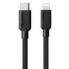 Kabelis USB Alogic USB-C - Lightning 1 m Juodas (ELPC8P01-BK)
