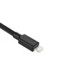 Kabelis USB Alogic USB-C - Lightning 1 m Juodas (ELPC8P01-BK)