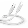 USB kabelis Alogic USB-C - USB-C 1m Baltas (ELSI5U2CCWH1)