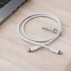 USB kabelis Alogic USB-C - USB-C 1m Baltas (ELSI5U2CCWH1)