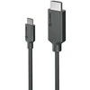 Kabelis USB Alogic ALOGIC EL2UCHD-01 adapter kablowy 1 m USB Type-C HDMI Juodas