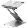 ALOGIC Elite Plus Adjustable Nešiojamas kompiuteris Riser - Sidabrinis
