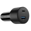 „Alogic“ automobilinis įkroviklis, 2 prievadų, 100 W, USB-C + USB-A