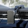ALOGIC Matrix universalus magnetinis automobilinis įkroviklis su laikikliu ventiliacijos angoje ir prietaisų skydelyje - juodas