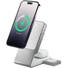 ALOGIC Matrix 3 viename magnetinis įkrovimo dokas su Apple Watch įkrovikliu – baltas