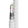 ALOGIC Ultra USB-A į USB-C laidas greitam įkrovimui ir duomenų perdavimui 3A/480Mbps 1,5m - Sidabrinis