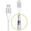 ALOGIC Ultra USB-A į USB-C laidas greitam įkrovimui ir duomenų perdavimui 3A/480Mbps 1,5m - Sidabrinis