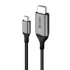 USB kabelis Alogic USB-C - HDMI 2 m Juodas (ULČD02- SGR)