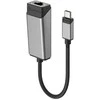 „ALOGIC Ultra USB-C“ – RJ45 gigabito eterneto adapteris – pilkos spalvos